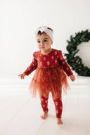 Tulle Bodysuit Holiday Dress