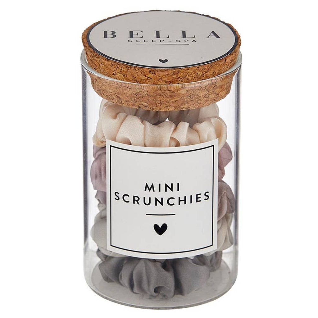 Mini Satin Scrunchies - Lilac Ash Ombre