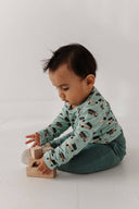 Babysprouts Baby Pocket Pants: Atlantic