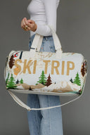 Panache Blue Ski Trip Scene Duffel