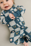 Baseball Patchwork Bamboo Sleeper