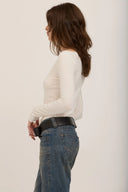 Project Social Tee Vera Top - Vintage White