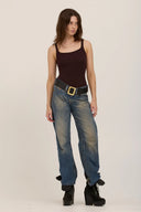 Project Social Tee Olsen Scoop Neck - Mocha