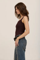 Project Social Tee Olsen Scoop Neck - Mocha