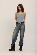 Project Social Tee Olsen Scoop Tank - Blue
