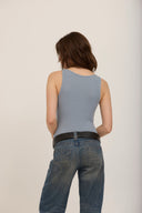 Project Social Tee Olsen Scoop Tank - Blue