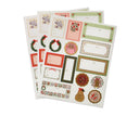 Pack of 3 Christmastide Stickers & Labels
