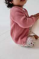 Knit Pink Cardigan