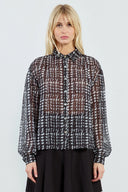 Houndstooth Blouse