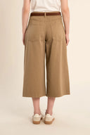 Molly Bracken Khaki Culotte Pants