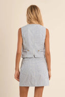 Molly Bracken Stripe Woven Vest