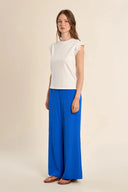 Molly Bracken White Embroidered Tee
