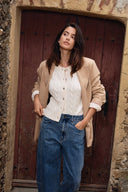Molly Bracken Braided Knit Cardigan