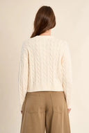 Molly Bracken Braided Knit Cardigan