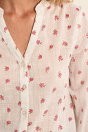 Molly Bracken Cotton Floral Blouse