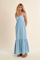 Molly Bracken Chambray Maxi Dress