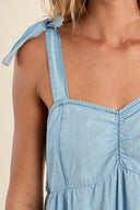 Molly Bracken Chambray Maxi Dress