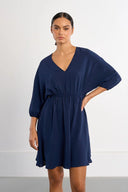 Molly Bracken - Navy Woven Dress