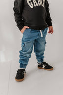 Babysprouts Boy's Denim Jogger
