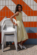 Molly Bracken Butter Yellow Smock Dress