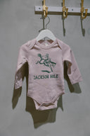 Bird & Buffalo Bronco Onesie - Lilac