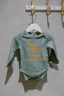 Bird &b Buffalo Bronco Onesie - Thyme