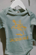 Bird &b Buffalo Bronco Onesie - Thyme