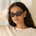 Freyrs Ameli Cat-Eye Sunglasses - Black