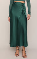 Z Supply Luxe Satin Midi Skirt