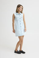 ICHI Denim Tank Dress