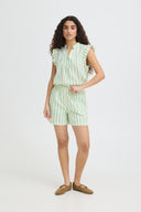 ICHI Mellon Stripe Top