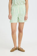 ICHI Stripe Mellon Shorts