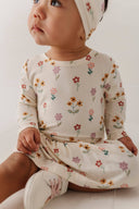 Babysprouts Baby Bodysuit Dress Set: Meadow Bloom