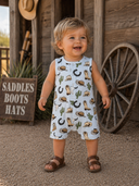 SpearmintLOVE Cowboy Country Romper