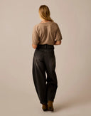 Carve Dana Barrel Pant - Washed Black