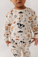 Babysprouts Boy's Raglan Sweatshirt: Football