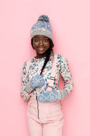 Novelty Nordic Hat: Light Blue