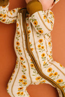 Little One Shop Sunflower Stripe Bamboo Sleeper