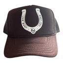 Lucky in Love Trucker: BROWN - WHITE