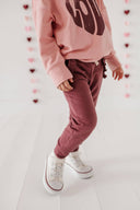 Rose Brown Joggers