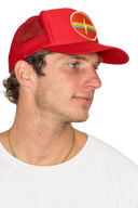 Electric Rainbow Trucker Hat