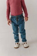 Babysprouts Girl's Paperbag Denim Pants