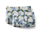 Hydrangea Zippered Pouch Set