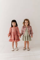 Babysprouts Girl's Dress: Mellow Rose Mushroom