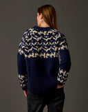 Carve Designs Aria Fairisle Sweater - Navy