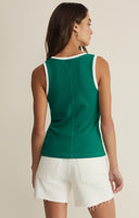 Z Supply Sirena Ribbed Tank - Rainforest
