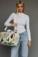 Panache Blue Ski Trip Scene Duffel