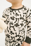 Monochrome Bows Bamboo Set