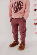 Rose Brown Joggers