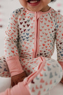 Rainbow Heart Romper